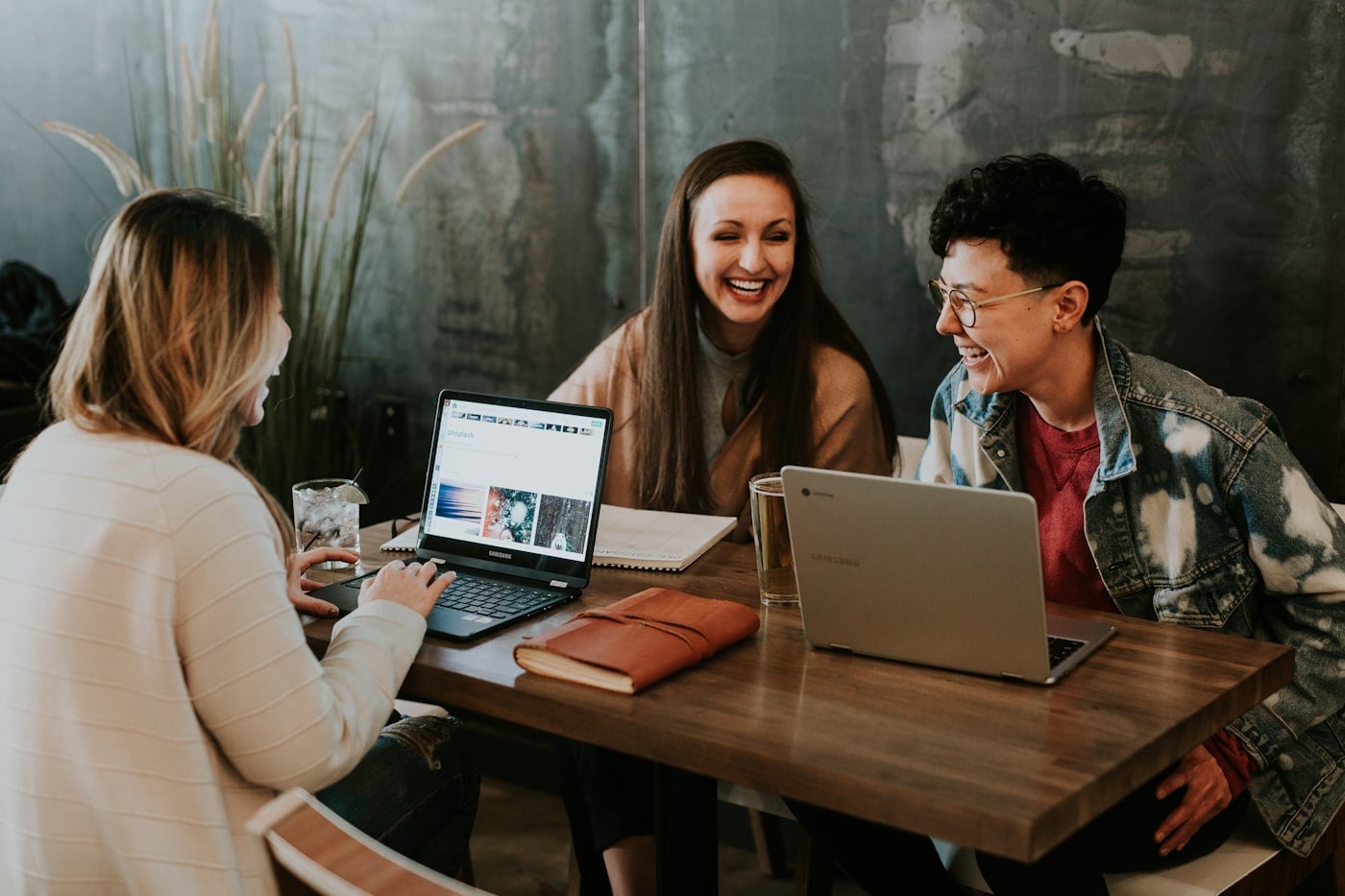Professionals collaborating on technology-driven business growth